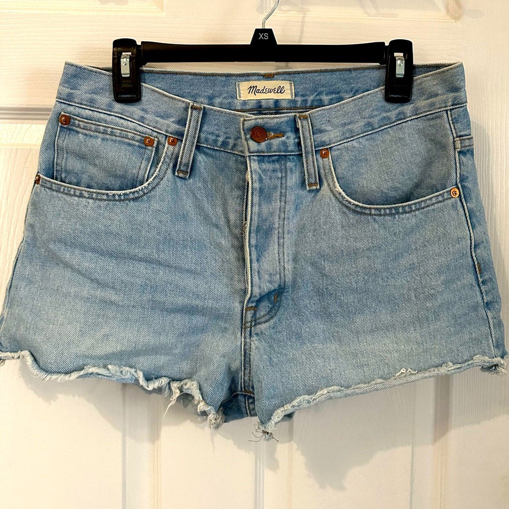 Madewell denim shorts size 27